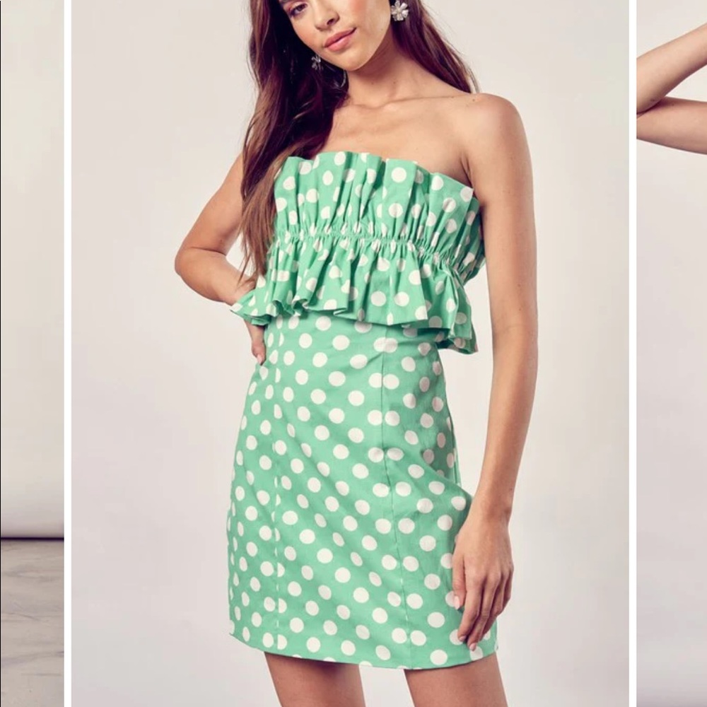 DO + BE Polka Dot Dress